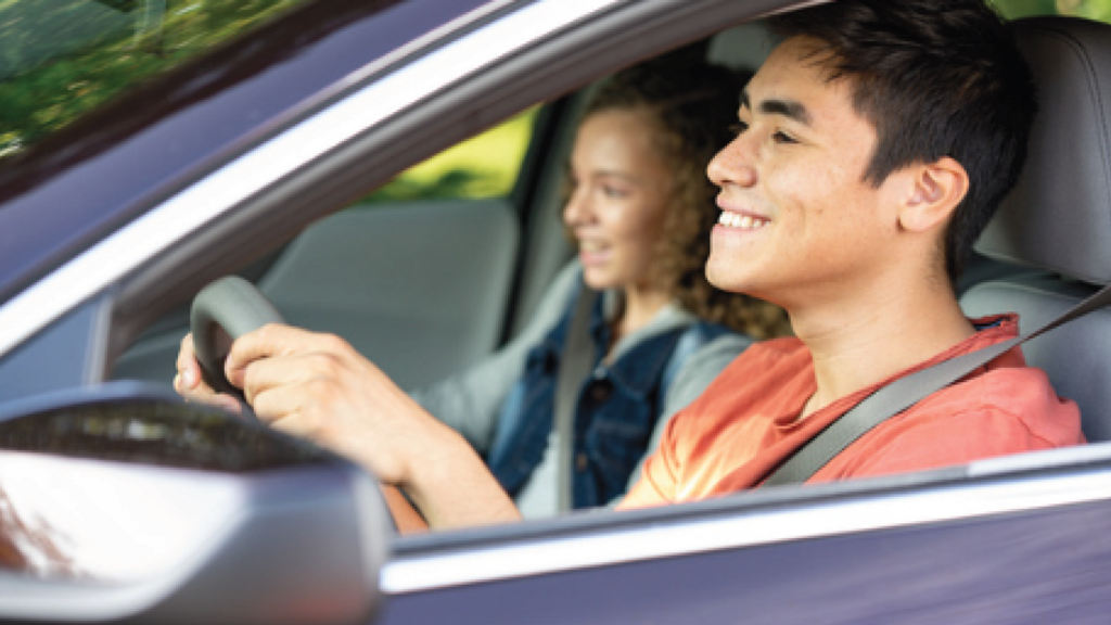 Teen driver with passenger